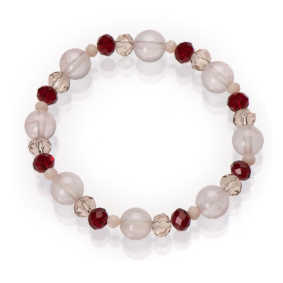 Браслет дитячий з рожевим кварцем