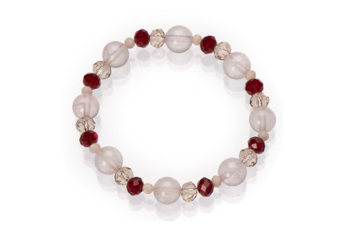 Браслет дитячий з рожевим кварцем