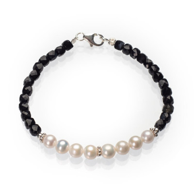 Браслет з обсидіаном