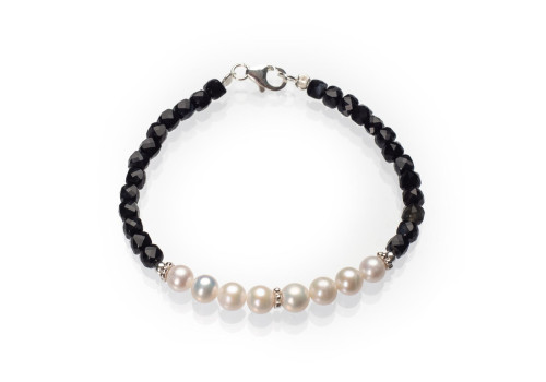 Браслет з обсидіаном