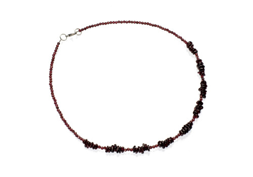 Намисто з натурального гранату