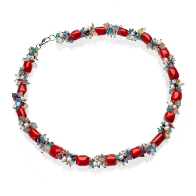 Намисто з натуральним коралом