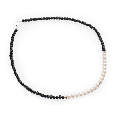 Намисто з обсидіаном