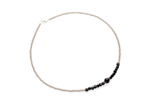 Намисто з обсидіаном