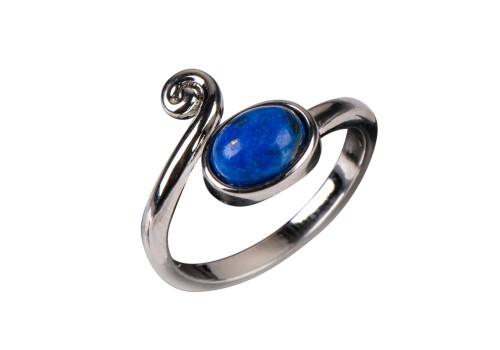 Каблучка з лазуритом 