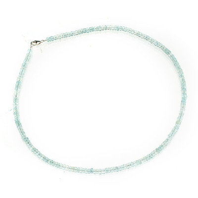 Намисто з натурального аквамарина