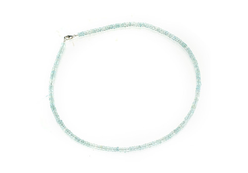 Намисто з натурального аквамарина