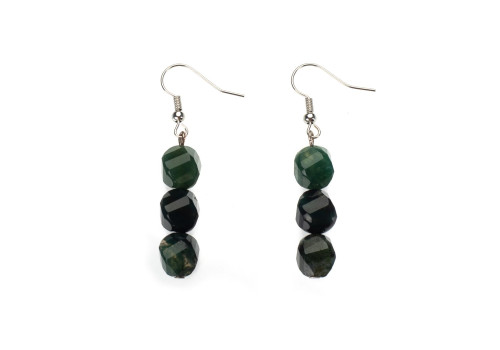 Сережки з яшмою