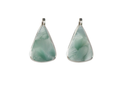 Сережки з геміморфітом зі срібла