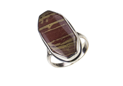 Каблучка з яшмою зі срібла