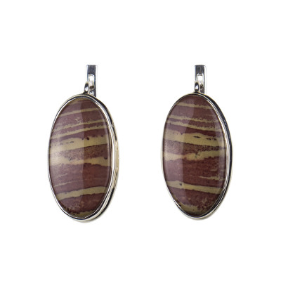 Сережки з яшмою