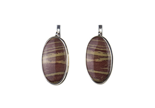 Сережки з яшмою