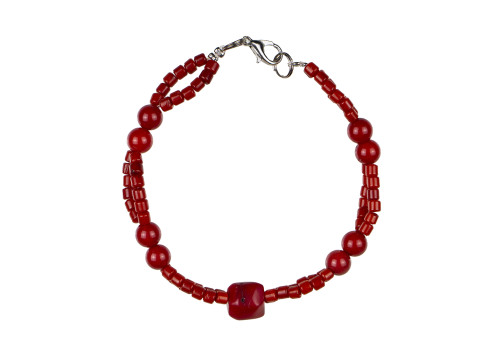 Браслет з натурального коралу