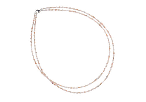 Намисто з рожевим опалом