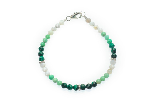 Браслет з хризопразу