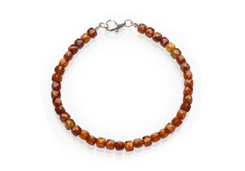 Браслет з натурального гранату