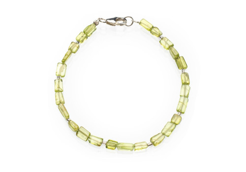 Браслет из натурального хризолита