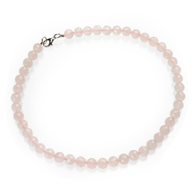 Намисто з рожевого кварцу