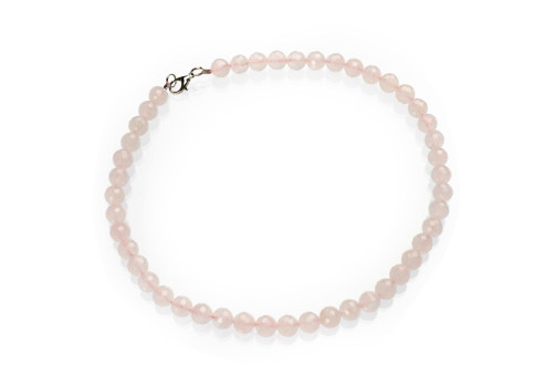 Намисто з рожевого кварцу