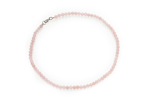 Намисто з рожевого кварцу