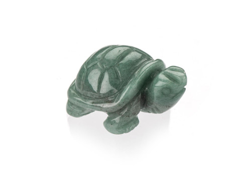 Фігурка Черепаха з натурального зеленого авантюрина