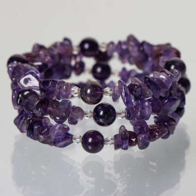 Браслет з аметисту