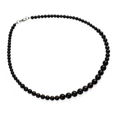 Бусы из глаукофана