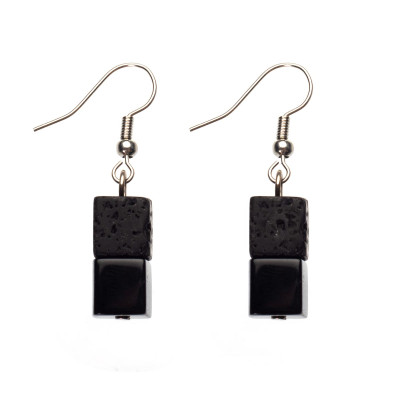 Сережки з агатом 