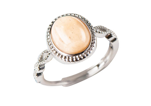 Каблучка з натуральним авантюрином