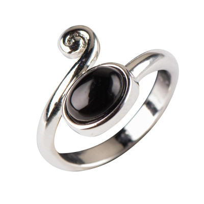 Каблучка з агатом 
