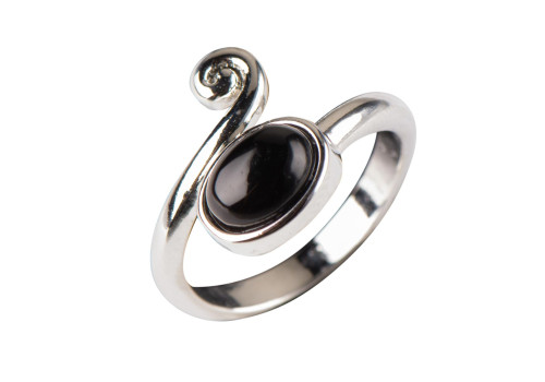 Каблучка з агатом 