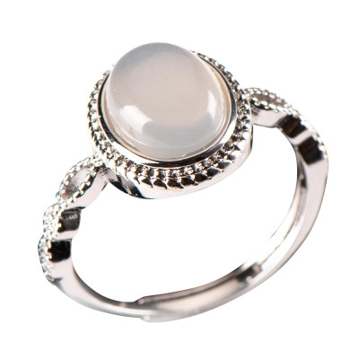 Каблучка з рожевим кварцем