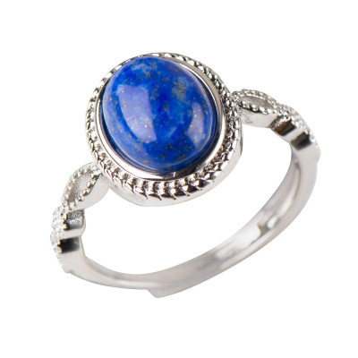 Каблучка з лазуритом 