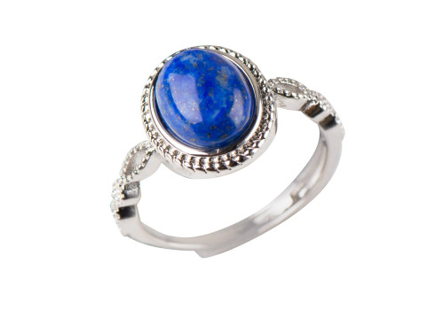 Каблучка з лазуритом 