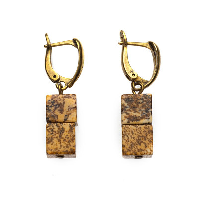 Сережки з яшмою