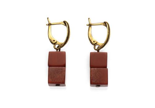 Сережки з яшмою