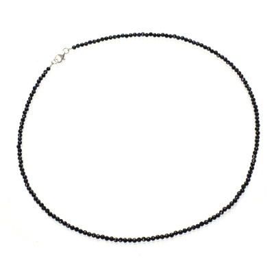 Намисто з натурального сапфіра