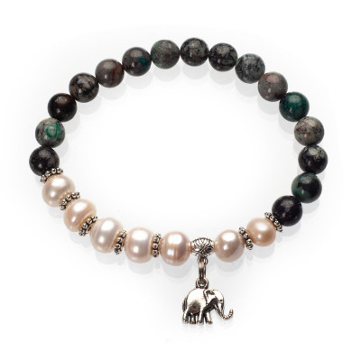 Браслет з хризоколою