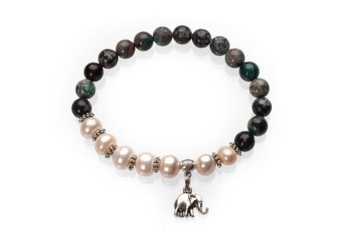 Браслет з хризоколою