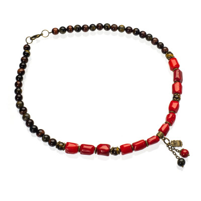 Намисто з натуральним коралом