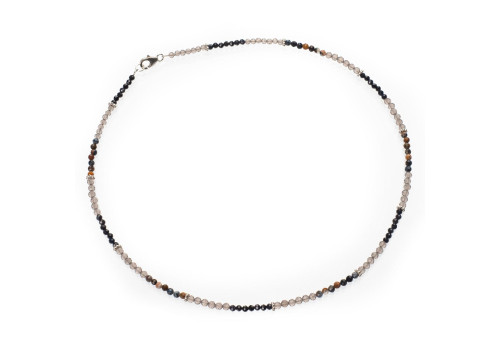 Бусы с натуральным сапфиром