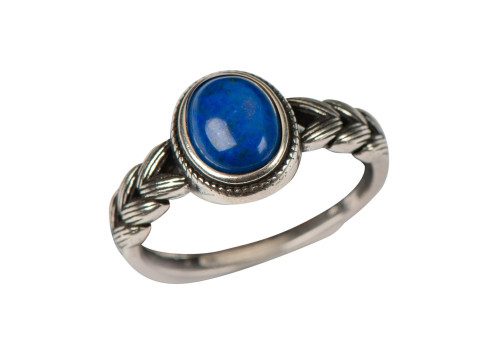 Каблучка з лазуритом 