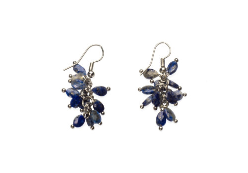 Сережки з лазуритом