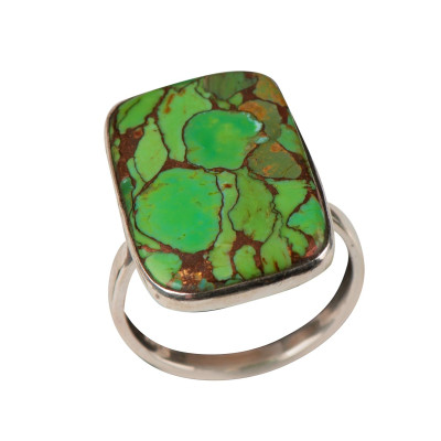 Каблучка з варісцитом зі срібла