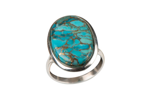 Каблучка з варісцитом зі срібла