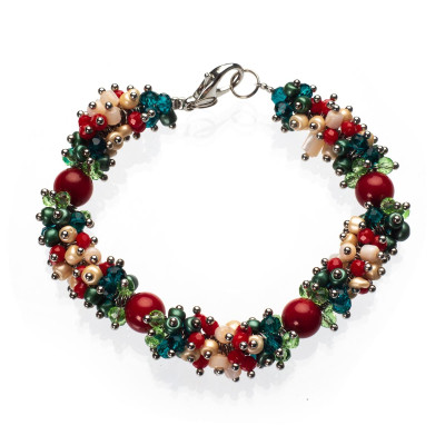 Браслет з натурального коралу