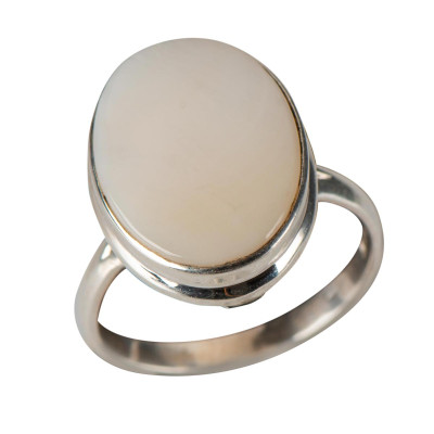 Каблучка з перламутром зі срібла