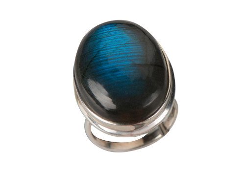 Каблучка з лабрадором зі срібла