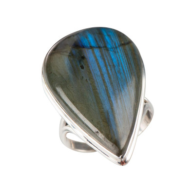 Каблучка з лабрадором зі срібла