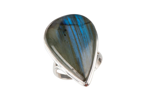 Каблучка з лабрадором зі срібла